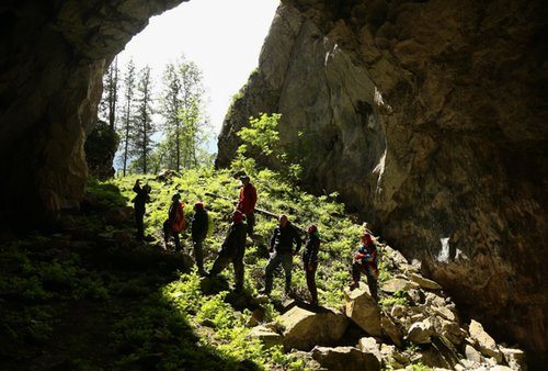 Одна из горных пещер в Шорском национальном парке Фото: Максим Киселев / ТАСС